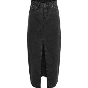 Only Rok Onlmanja Studed Long Skirt Otw 15319659 Black Dames Maat - XS