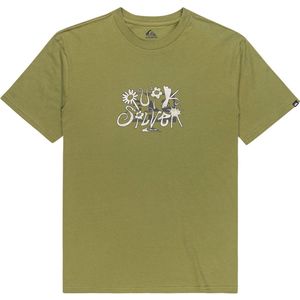 Quiksilver - Evo Natural Smash - T-shirt - Groen - Korte Mouwen