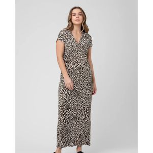 LEO Animal Print Nursing dress Natural XL