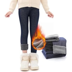 Dikke Gevoerde Thermolegging voor Meisjes - Warme Katoenen Broek voor Kinderen en Peuters in de Winter