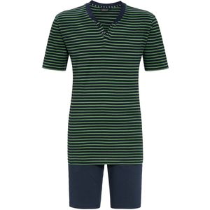 Ringella Herenpyjama Blauw Gestreept - Maat 50 (M)