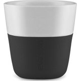 Eva Solo Espresso Tumbler Carbon Black (2-delig) - Set van 2 stuks, 80 ml