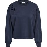 Jacqueline de Yong - Jdyaura Shoulder Detail Sweat - Trui - Total Eclipse/Flower