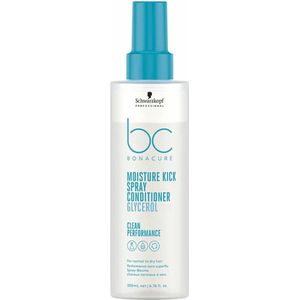 3x Schwarzkopf Professional Bonacure Moisture Kick Spray Conditioner 200 ml