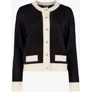 TwoDay dames vest zwart wit - Maat M