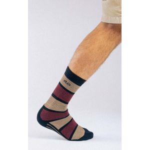 Alfredo Gonzales Wandelsok Wol Hike plain AG-SW-HIPATCH 131 Bordeaux S(38-41)