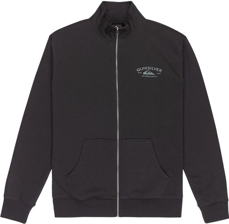 Quiksilver - Eqyft05134 - Fleece - Zwart - Met Volledige Rits