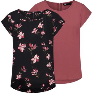 ONLY - ONLVIC LIFE MIX TOP 2PK PTM - Meisjes - Blouses