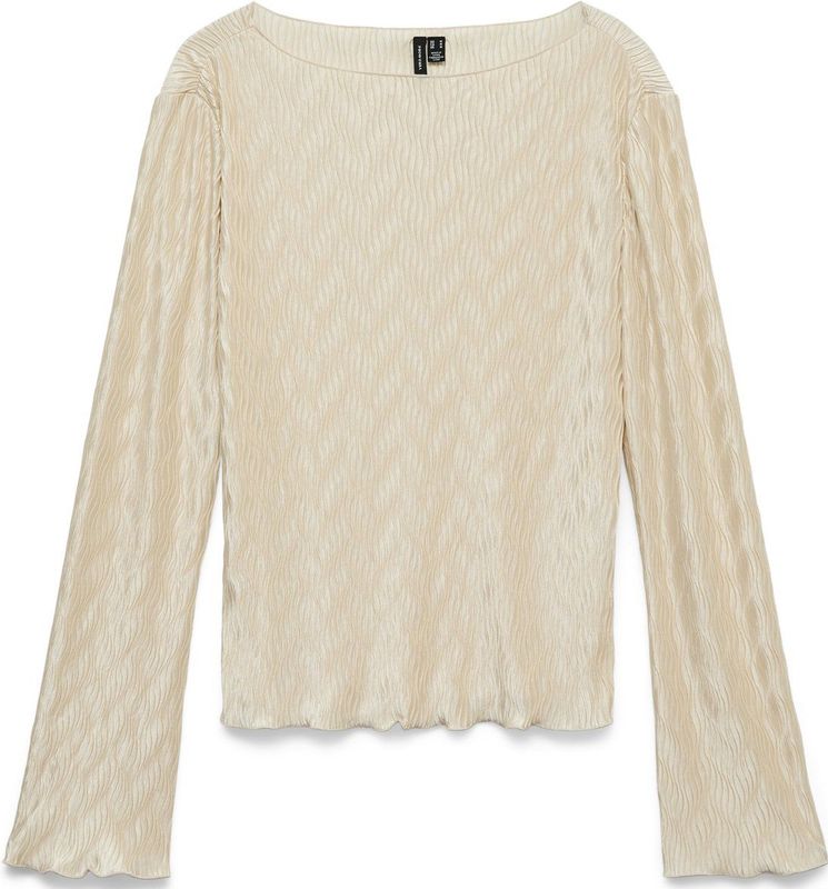 Vero Moda - Vmruby ls top - Beige - Longsleeve