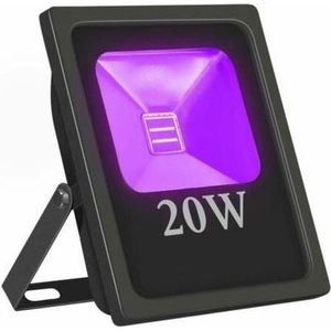 LED Bouwlamp Blacklight  - 20 Watt - Plat