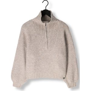Simple Knit-rc-pl-23-1 Truien & vesten Dames - Sweater - Hoodie - Vest- Beige - Maat XL