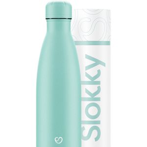 Slokky -  Pastel Green Thermosfles & Dop - 500ml