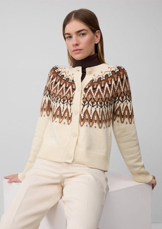 Vest - Glinsterend Jacquard - Zacht - Casual