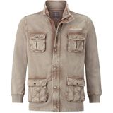 Jan Vanderstorm - GANGOLF - Sweatvest - Lichtbruin