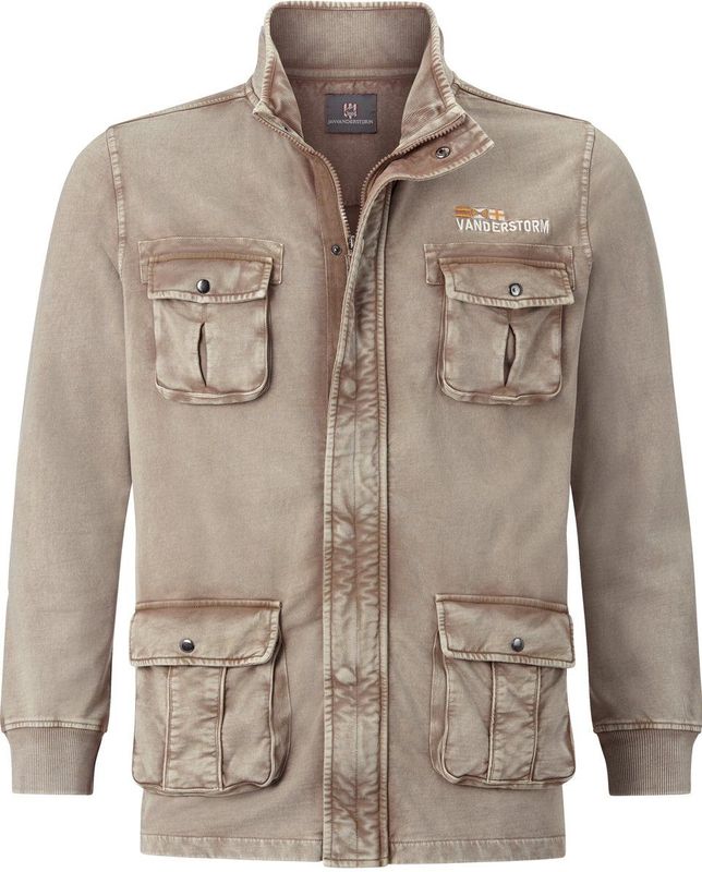 Jan Vanderstorm - GANGOLF - Sweatvest - Lichtbruin