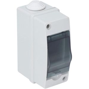 Beschermingsdoos 125 x 55 x 90mm Ip66 2 Din Rail Waterdichte Transparante Cover Outdoor Distributie Aansluitdoos Voor Binnen Buiten Muur Stroomonderbreker.