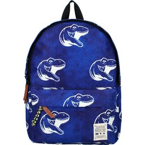 Skooter Vintage Varsity - Rugzak - Schooltas jongen - Blauw - Dino