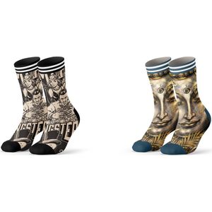 Sock My Feet geschenkdoos sokken heren 39 42 - cadeau voor man - duurzaam - naadloos - Mob Buddha