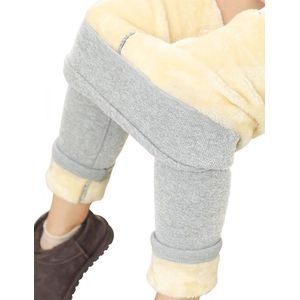 Thermische Leggings Dames, Hoge Taille Fleece Voering voor Winter, Warme Joggingbroek, 4-Weg Stretch Legging