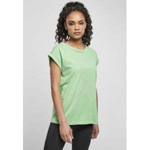 Urban Classics - Extended Shoulder Dames T-shirt - Groen