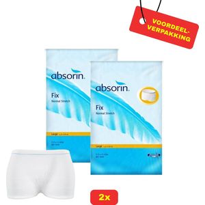 2x Absorin Fix Normal Stretch Maat L - 2x 5 stuks - Voordeelverpakking!