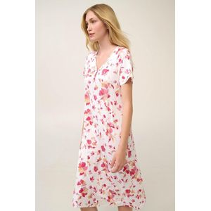 Vamp! Nachthemd Dames Volwassensnen Viscose Tencel Nachtjapon Korte Mouw Adenia Lang 22063/267 38 / M