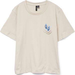VERO MODA - VMBERTA METTE SS TOP BOX JRS - Dames - T-shirt - Kleur