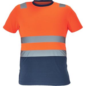 Cerva MONZON high-vis T-shirt 03040139 - HV Oranje/Navy - 3XL