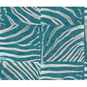 Rasch Popskin behang 498509 Zebra dierenprint