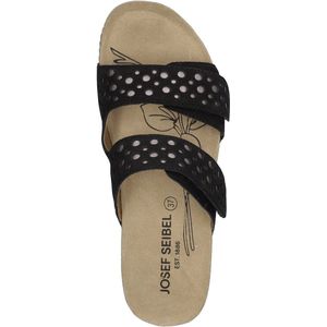 Josef Seibel - TONGA 86 - Dames slippers - Kleur: Zwart - Maat: 39