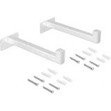 Emuca - Plankdragers - Wit - Staal - Set van 2