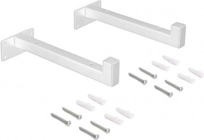 Emuca - Plankdragers - Wit - Staal - Set van 2