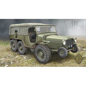 1:72 ACE 72536 French WW2 Artillery tractor (6x6) W15T Plastic Modelbouwpakket