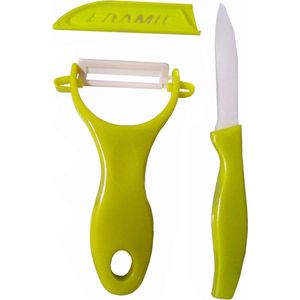 Excellent Houseware Keramische schilmessen (groen)