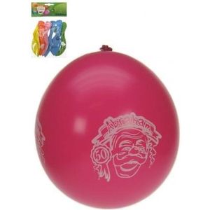 Feestballon abraham per 8 32cm/11inch