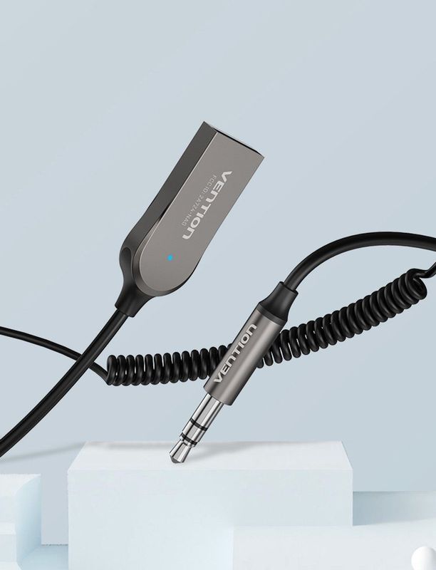 Vention - NAGHG - Bluetooth Ontvanger - Grijs - 10 m Transmissie-afstand