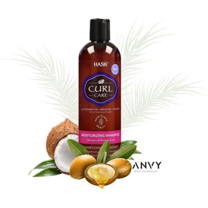 Hask Shampoo Curl Care Moisturizing Shampoo - Vitamine E - Anti-pluis - Voor de perfecte krul