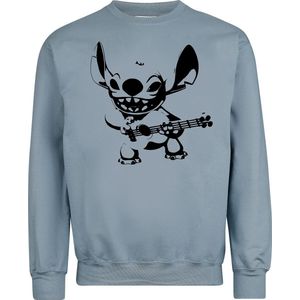 Lilo & Stitch Stitch rocks Heren Sweatshirts - blauw - S