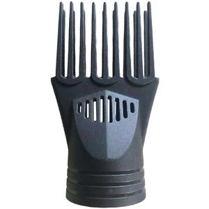 2-delige föhn styling mondstuk - zwart