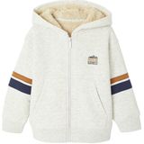 Vertbaudet - Jongenssweater - Met Capuchon en Rits - Sherpavoering