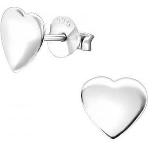 Aramat Jewels Oorbellen - Zilveren Hartjes Oorbellen emaille - Zilver - Vrouwen - Kinderen - 4