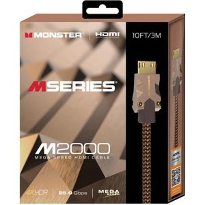 Monster M series M2 UHD High Speed HDMI Kabel - Ethernet - 25Gbps - 3m