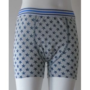 Boxershorts voor Jongens – Blauw/grijs - 152-164 - biologisch katoen 12/14 jaar - 6 pack