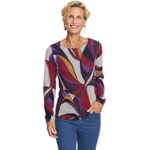 Grafisch T-shirt met lange mouwen