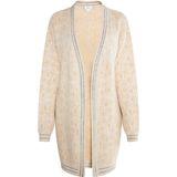 usha - FESTIVAL - Gebreid Vest - Crème / Lichtbeige / Navy