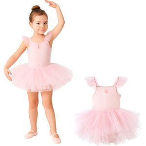 Joya Kids® Roze balletpakje met tutu voor 1 tot 5 jaar | Ballerina jurkje | Ballet Jurk | Cadeau meisje | Maat 90