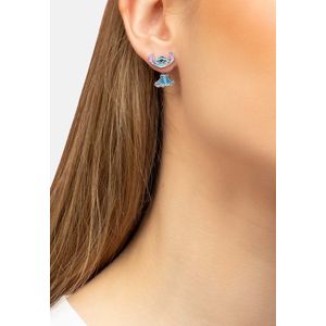 Lilo & Stitch - Stitch Dames Ear Stud - Zilverkleurig - Oorknopjes