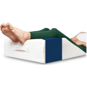 GTB® Beenkussen Rugslaper - Wigkussen - Beenkussen - Wit - 63cm x 52cm x 18cm