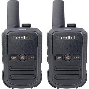 Oplaadbare Walkie Talkie PMR446 - 16 Kanalen, GRATIS Licentie, USB Opladen voor Bouw en Restaurant