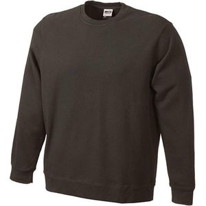 James and Nicholson Unisex Basic Sweatshirt (Bruin)